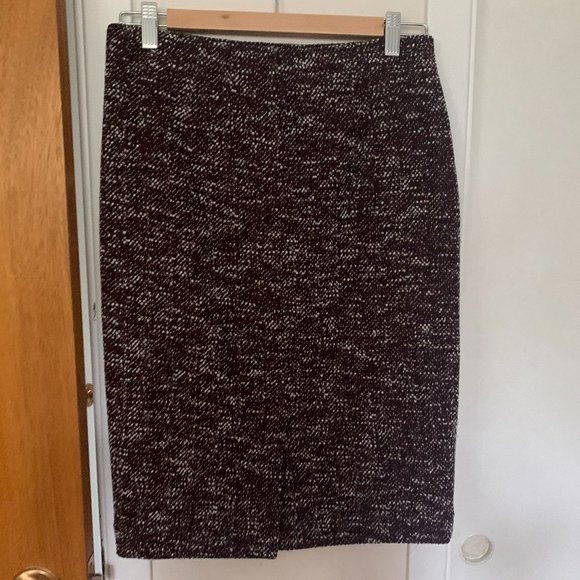 Winter Burgundy coloured Pencil Skirt - Picture 1 of 7